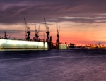 Hamburg, Hafen, HDR 3